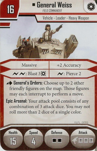 General Weiss card: /images/agendaDecks/Villain Packs/General Weiss.jpg